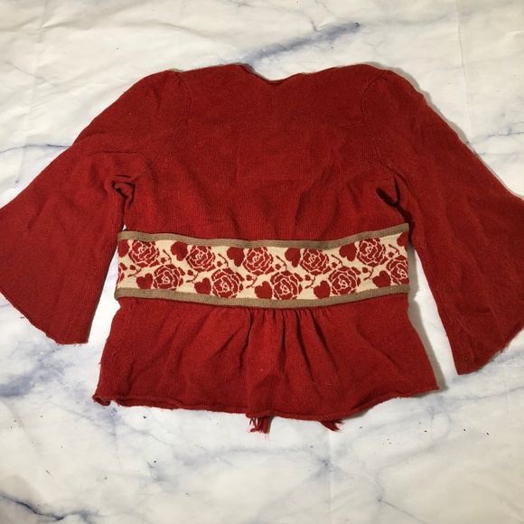 Anthropologie MOTH RARE Quicksilver Rose Cardigan - Picture 7 of 8